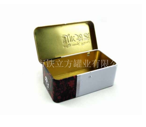 翻盖茶叶铁盒