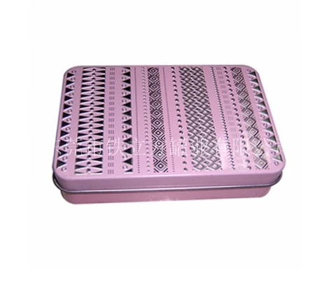 粉红雕刻盒